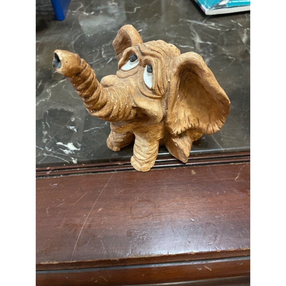 Vintage Vernon Shade Tree Creations Elephant 1980 GOOD LUCK